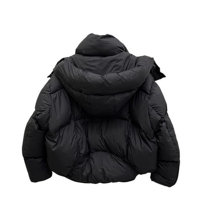Women's Fashionable Loose-fitting Warm Hooded Jacket